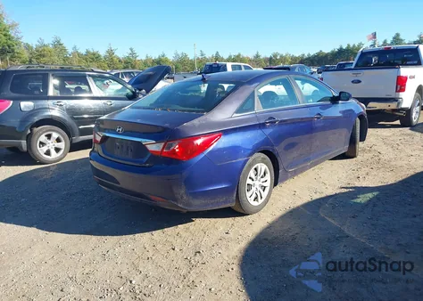 2011 Hyundai Sonata Gls из США, поврежденный, VIN 5NPEB4AC7BH154095